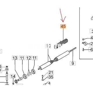 Almohadilla manillar cortasetos Oleo-Mac (61240150) - Imagen 2
