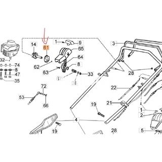 Disco mando variador cortacésped Oleo-Mac (8203101) - Imagen 2