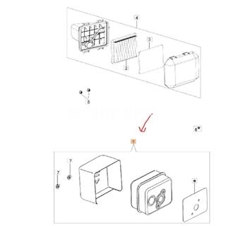 Escape completo motor Emak de Oleo-Mac (L66150219) - Imagen 2