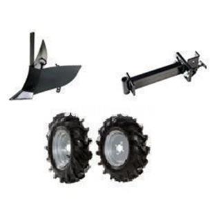 Kit aporcador regulable + Juego ruedas neumáticas Oleo-Mac MH 197 RK - Imagen 1