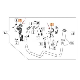Kit empuñadura desbrozadoras Oleo-Mac (61350213) - Imagen 2