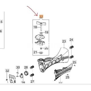 Kit mordaza manillar diámetro 22mm (61350215) - Imagen 2