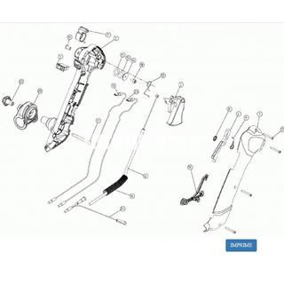 Mando gas completo aspirador Cifarelli V1200B - Imagen 1
