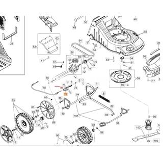 Plaqueta sistema alturas cortacésped Oleo-Mac (66060445) - Imagen 2