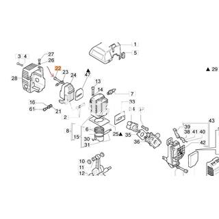 Tornillo 8.8 5x80 Oleo-Mac (3806026AR) - Imagen 2