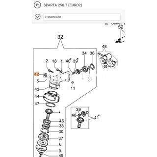 Tornillo engrase desbrozadoras Oleo-Mac (61040071) - Imagen 1
